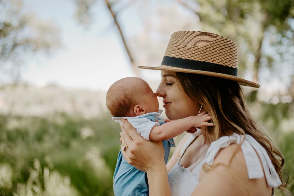 McCall Conkling with her son Camden